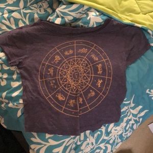 Astrology crop top from Pacsun